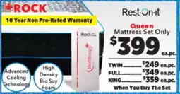 Surplus Furniture Rock Queen Mattress Set offer