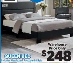 Surplus Furniture Black Queen Complete Bed offer