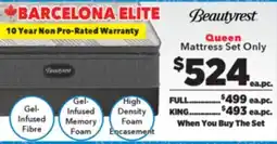 Surplus Furniture Barcelona Elite Medium Pillow Top Queen Set offer