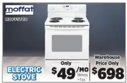 Surplus Furniture 30 Electric Range offer