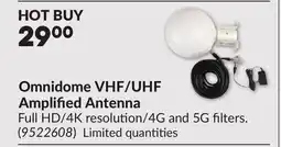 Princess Auto Omnidome VHF/UHF Amplified Antenna offer