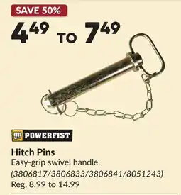 Princess Auto Hitch Pins offer