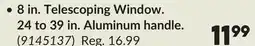 Princess Auto 8 in. Telescoping Window offer