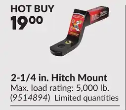 Princess Auto 2-1/4 in. Hitch Mount offer