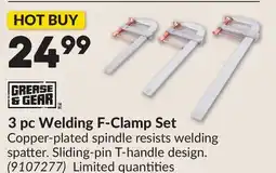 Princess Auto 3 pc Welding F-Clamp Set offer