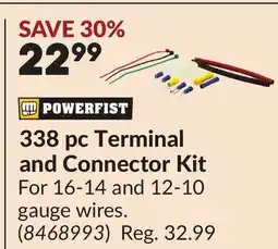 Princess Auto 338 pc Terminal and Connector Kit offer