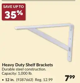Princess Auto 12 in. Heavy Duty Shelf Brackets offer