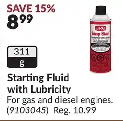 Princess Auto Starting Fluid with Lubricity offer