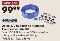 Princess Auto 26 pc 1/2 in. Push-to-Connect Compressed Air Kit offer