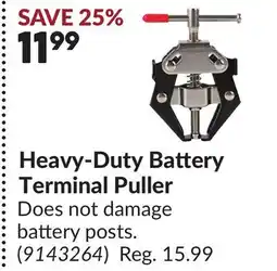 Princess Auto Heavy-Duty Battery Terminal Puller offer
