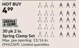 Princess Auto 30 pk 2 in. Spring Clamp Set offer