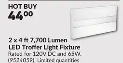 Princess Auto 2 x 4 ft 7,700 Lumen LED Troffer Light Fixture offer