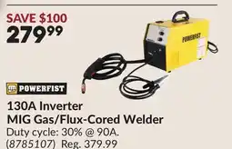 Princess Auto 130A Inverter MIG Gas/Flux-Cored Welder offer