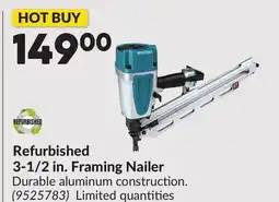 Princess Auto Refurbished 3-1/2 in. Framing Nailer offer