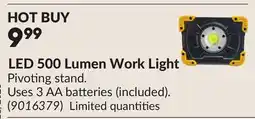 Princess Auto LED 500 Lumen Work Light offer