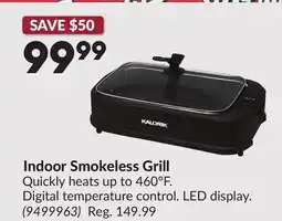 Princess Auto Indoor Smokeless Grill offer