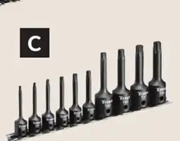 Princess Auto 10 pc Star Impact Bit Socket Sets offer