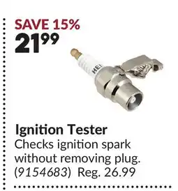 Princess Auto Ignition Tester offer