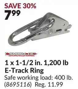 Princess Auto 1 x 1-1/2 in. 1,200 lb E-Track Ring offer