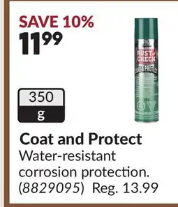 Princess Auto Coat and Protect offer