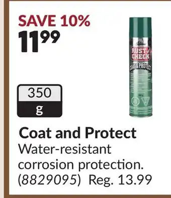 Princess Auto Coat and Protect offer