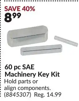 Princess Auto 60 pc SAE Machinery Key Kit offer