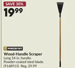 Princess Auto Wood-Handle Scraper offer