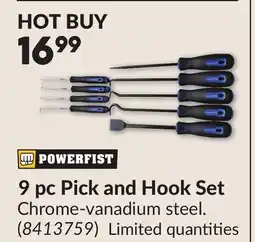 Princess Auto 9 pc Pick and Hook Set offer