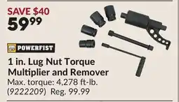 Princess Auto 1 in. Lug Nut Torque Multiplier and Remover offer