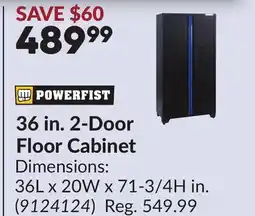 Princess Auto 36 in. 2-Door Floor Cabinet offer
