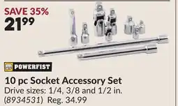 Princess Auto 10 pc Socket Accessory Set offer