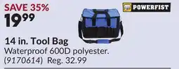 Princess Auto 14 in. Tool Bag offer