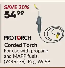 Princess Auto Corded Torch offer