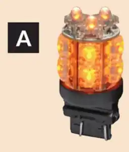 Princess Auto Automotive LED Push-In Bulbs #3157 Amber offer