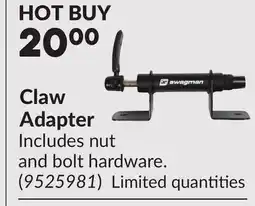 Princess Auto Claw Adapter offer