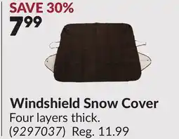 Princess Auto Windshield Snow Cover offer
