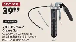 Princess Auto 7,000 PSI 2-in-1 Grease Gun offer
