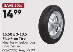 Princess Auto 15.50 x 3-10.5 Flat-Free Tire offer