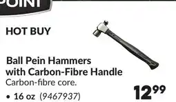 Princess Auto 16 oz Ball Pein Hammers with Carbon-Fibre Handle offer