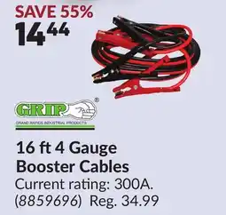 Princess Auto 16 ft 4 Gauge Booster Cables offer