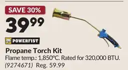 Princess Auto Propane Torch Kit offer