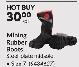 Princess Auto Mining Rubber Boots offer