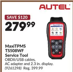 Princess Auto MaxiTPMS TS508WF Service Tool offer