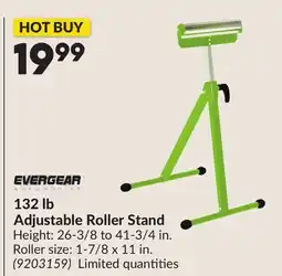 Princess Auto Adjustable Roller Stand offer