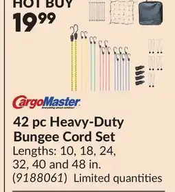 Princess Auto 42 pc Heavy-Duty Bungee Cord Set offer
