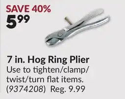Princess Auto 7 in. Hog Ring Plier offer