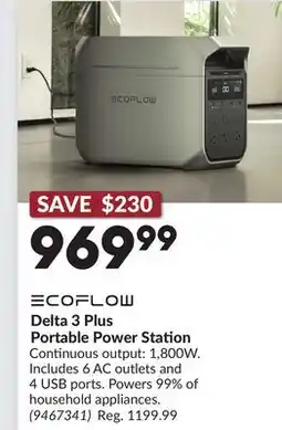 Princess Auto Delta 3 Plus Portable Power Station offer