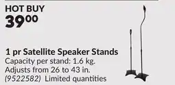 Princess Auto 1 pr Satellite Speaker Stands offer