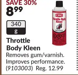 Princess Auto Throttle Body Kleen offer