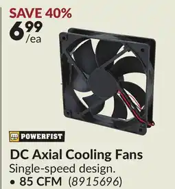 Princess Auto DC Axial Cooling Fans offer